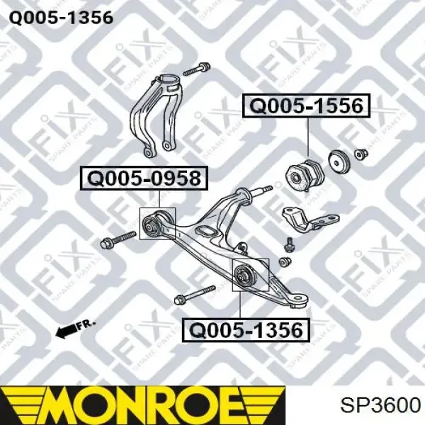 Muelle SP3600 Monroe