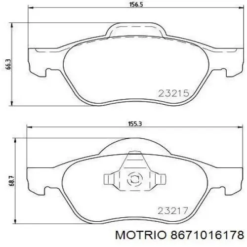 Pastillas de freno delanteras Renault Laguna 2 BG0, BG1