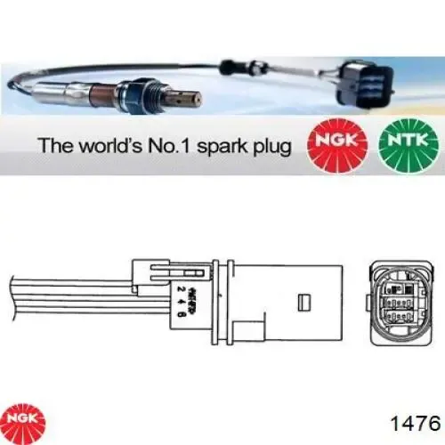 Lambda Sonda NGK 1476 - Autodiely A Autopotreby