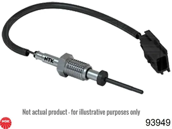 Sensor de temperatura de gases de escape antes del catalizador 93949 NGK