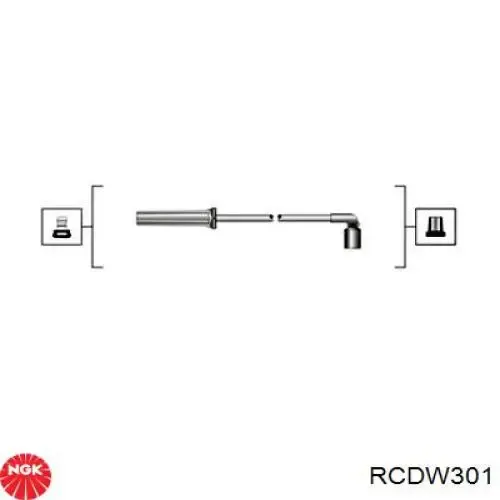 Cables de bujías RCDW301 NGK