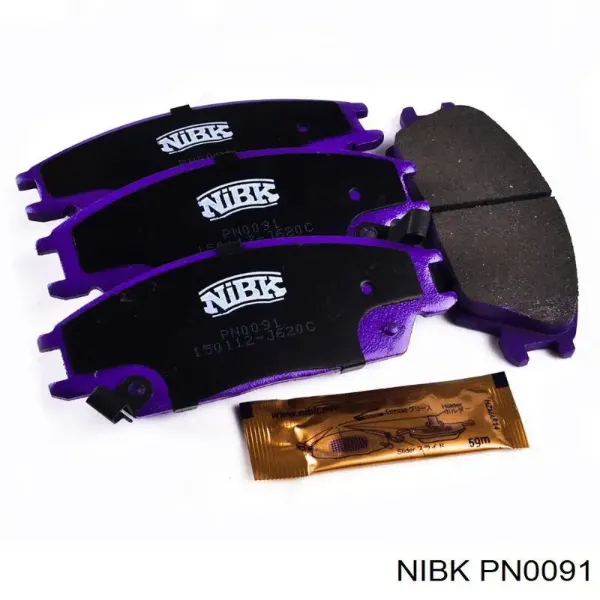 Pastillas de freno PN0091 Nibk