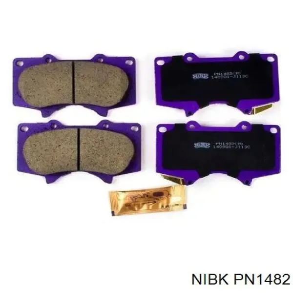 Pastillas de freno PN1482 Nibk