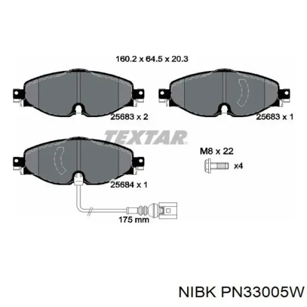 Pastillas de freno delanteras Volkswagen Passat 3G2, CB2