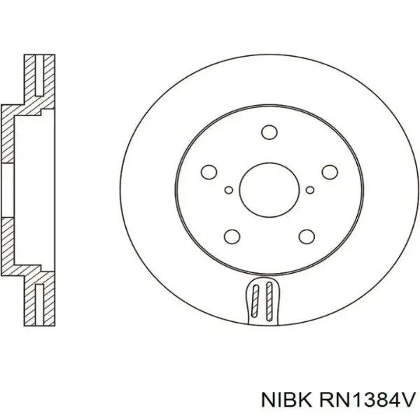 Freno de disco delantero Toyota Celica T16