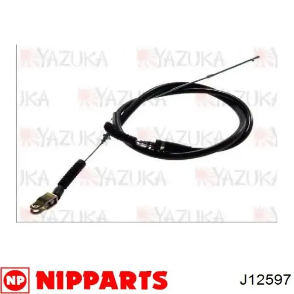 Cable de freno de mano trasero izquierdo 1601002 Beca Cables