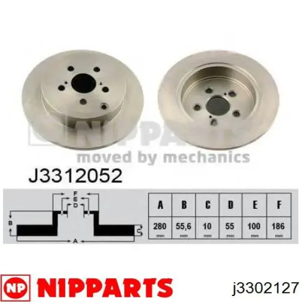 Freno de disco delantero Toyota Celica T16