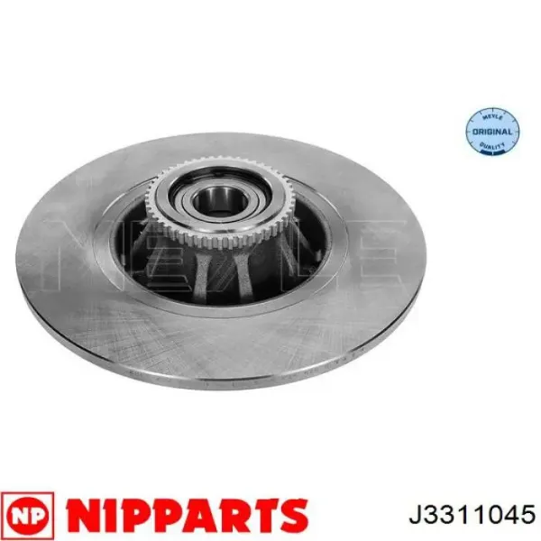 Disco de freno trasero Renault Trafic 2 FL