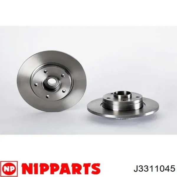 Disco de freno trasero Renault Trafic 2 FL