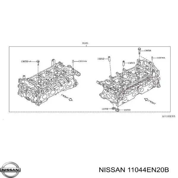 Junta de culata 11044EN20B Nissan/Infiniti