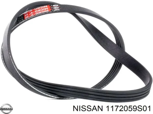 Correa de alternador 1172059S01 Nissan/Infiniti