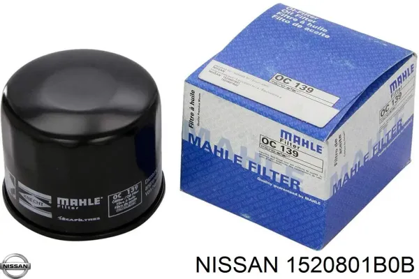 Filtro de aceite 1520801B0B Nissan/Infiniti