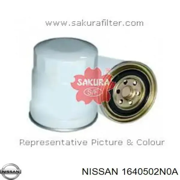 Filtro de combustible 1640502N0A Nissan/Infiniti