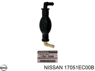 Bombeo manual de combustible (pera) NISSAN 17051EC00B