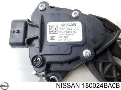 Pedal de acelerador NISSAN 180024BA0B