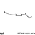 Silenciador central Nissan Note E11