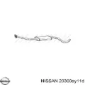 Silenciador central Nissan Micra K12