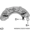 Puente de diodos, alternador Nissan Sunny Y10