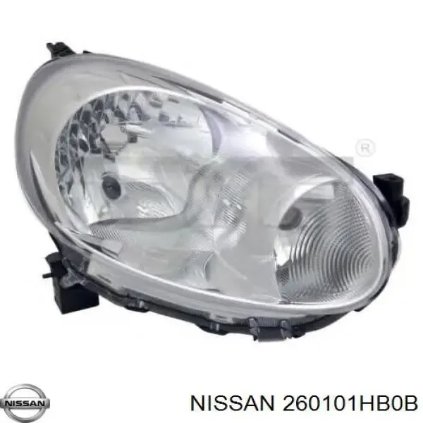 Faro derecho 260101HB0B Nissan/Infiniti