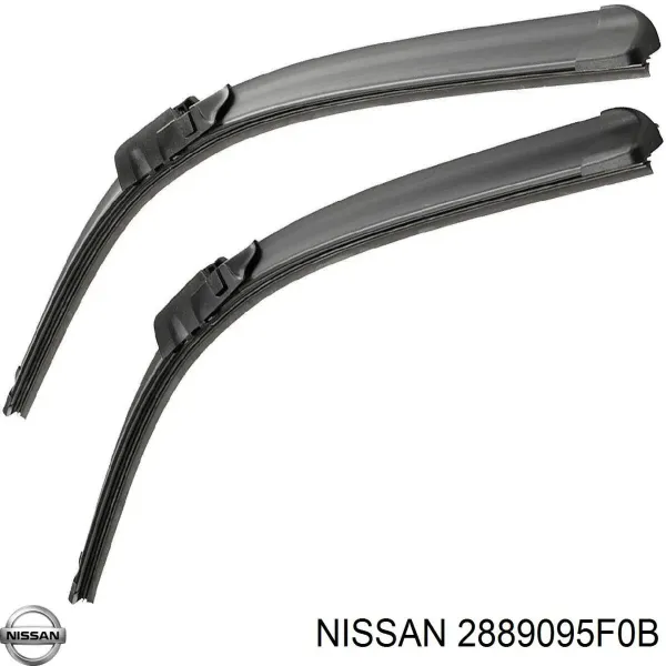 Escobilla del limpiaparabrisas del lado del pasajero 2889095F0B Nissan/Infiniti