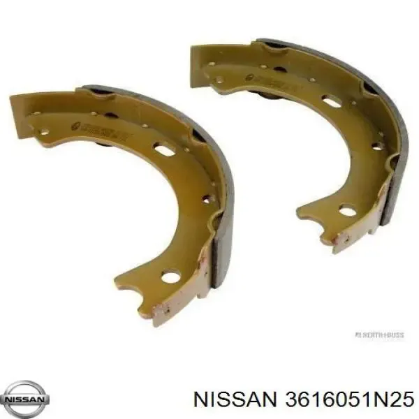 Juego de zapatas de frenos, freno de estacionamiento Nissan Patrol Y61