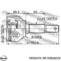 Semieje delantero derecho Nissan Qashqai J10