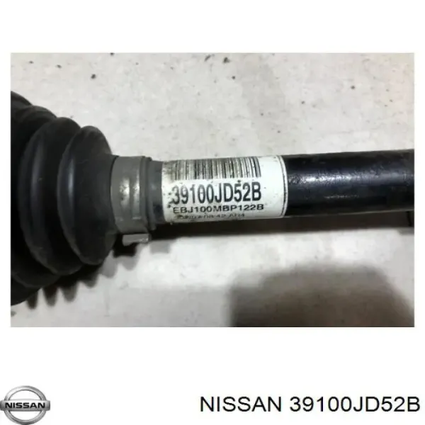 Árbol de transmisión delantero derecho 39100JD52B Nissan/Infiniti