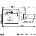 Junta homocinética interior delantera izquierda Nissan Almera N16