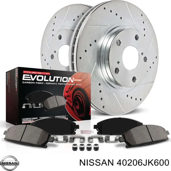 Disco de freno 40206JK600 Nissan/Infiniti