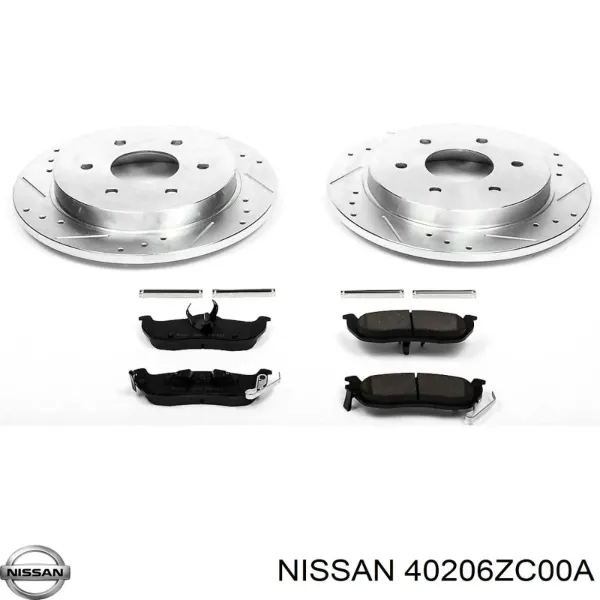 Disco de freno 40206ZC00A Nissan/Infiniti