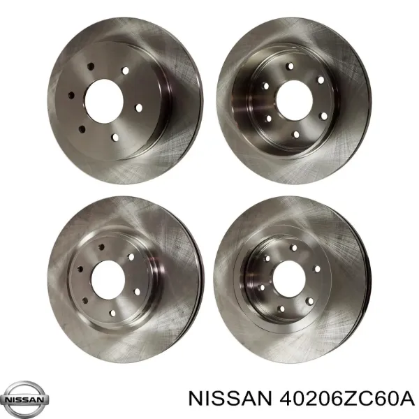 Disco de freno 40206ZC60A Nissan/Infiniti