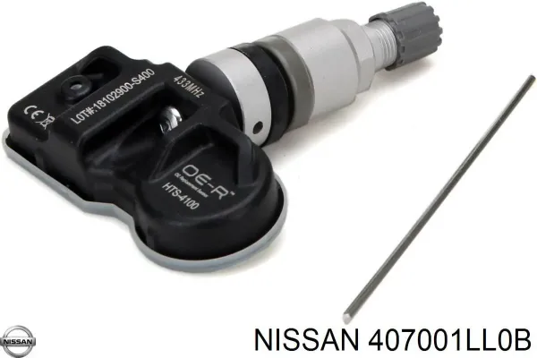 Sensor de presión de neumáticos 407001LL0B Nissan/Infiniti