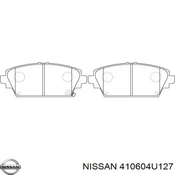 Pastillas de freno delanteras Nissan Primera P12
