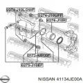 Pasador guía superior de la pinza de freno delantera Nissan X-Trail T31