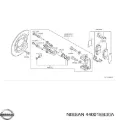 Pinza de freno trasera derecha Nissan Pathfinder R51M