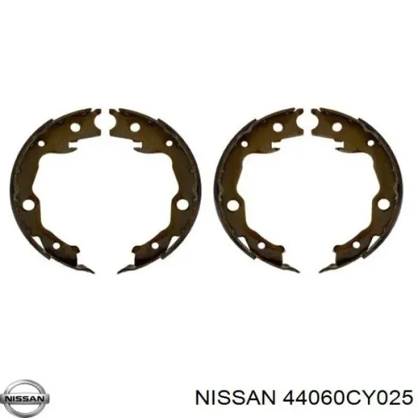 Juego de zapatas de frenos, freno de estacionamiento Nissan Qashqai 1 J10