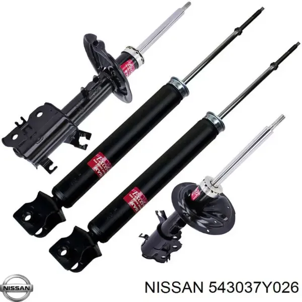 Amortiguador delantero izquierdo 543037Y026 Nissan/Infiniti
