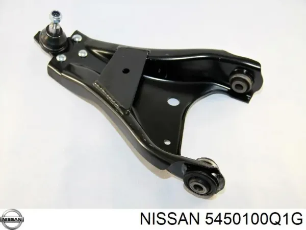 Brazo inferior derecho de la suspensión delantera 5450100Q1G Nissan/Infiniti