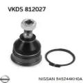 Brazo superior derecho de la suspensión delantera Nissan Navara D23, D23T