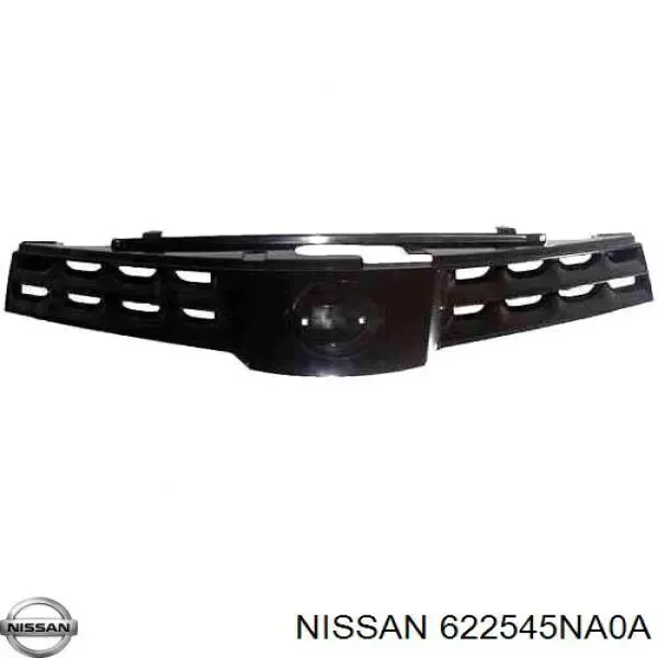 Rejilla central del parachoques delantero 622545NA0A Nissan/Infiniti