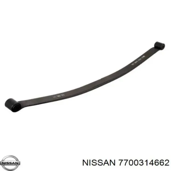 Ballesta de suspensión trasera 7700314662 Nissan/Infiniti