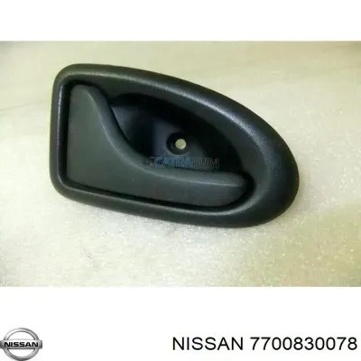 Manija interior de puerta delantera izquierda NISSAN 7700830078