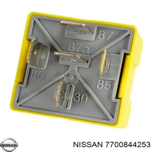 Relé eléctrico multifuncional 7700844253 Nissan/Infiniti