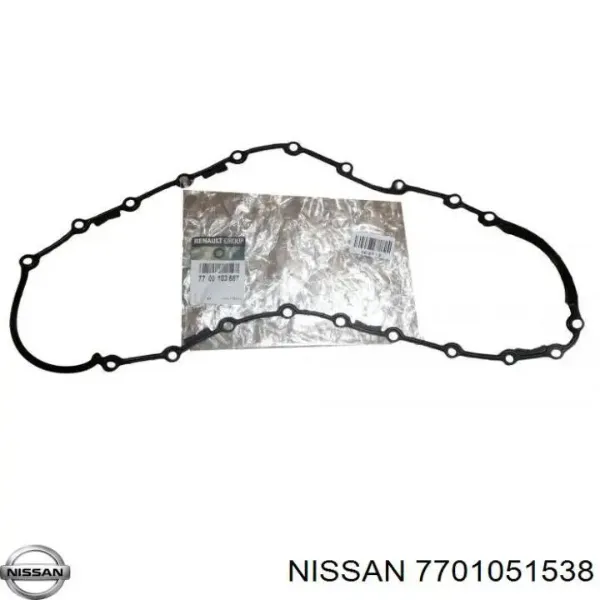 Junta de radiador de aceite 7701051538 Nissan/Infiniti