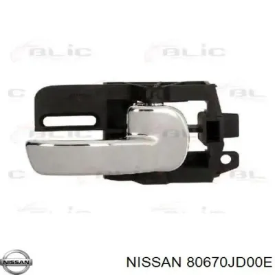 Manecilla de puerta, equipamiento habitáculo, delantera derecha NISSAN 80670JD00E