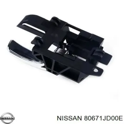 Manecilla de puerta, equipamiento habitáculo, delantera izquierda NISSAN 80671JD00E