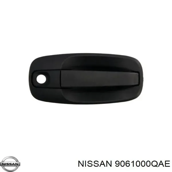Manija exterior derecha de puerta trasera batiente 9061000QAE Nissan/Infiniti