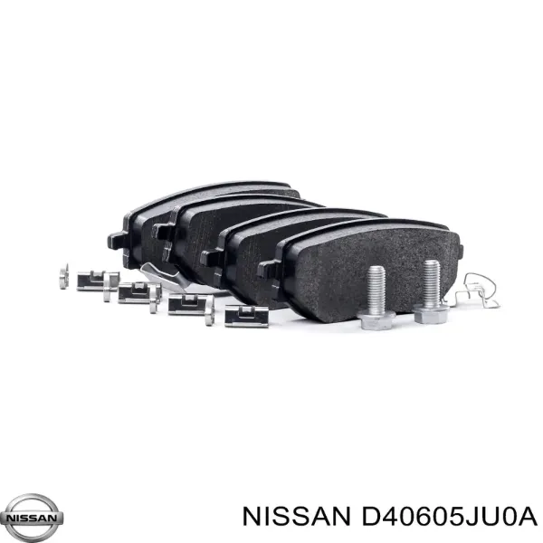 Pastillas de freno traseras D40605JU0A Nissan/Infiniti