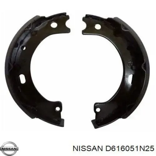 Juego de zapatas de frenos, freno de estacionamiento Nissan Patrol Y61