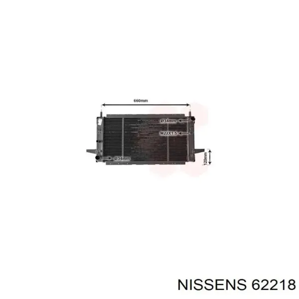 Radiador 62218 Nissens